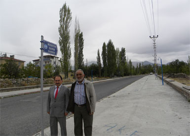 Hüseyin Şahin'in adı, caddeye verildi...