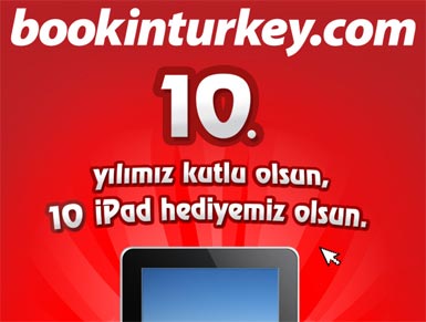 BookinTurkey.com'dan, 10 gezgine iPad...