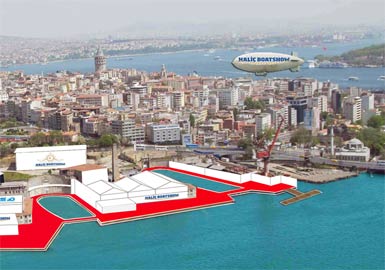 İstanbul Boat Show Fuarı, Tarihi Haliç Tersanesi'nde...