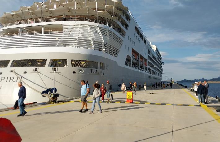 Bodrum Cruise Port sezonu açtı... 2024’te yolcu sayısı 100 bini aşacak