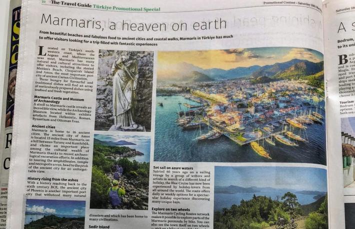 İngiliz Gazete, Marmaris'i "Yeryüzünde Bir Cennet” başlığıyla tanıttı