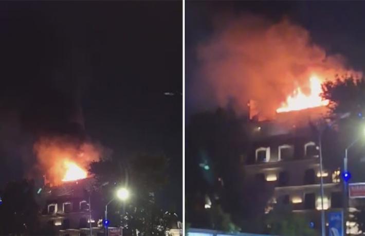 Wyndham Grand İstanbul Kalamış Marina Otel’de yangın