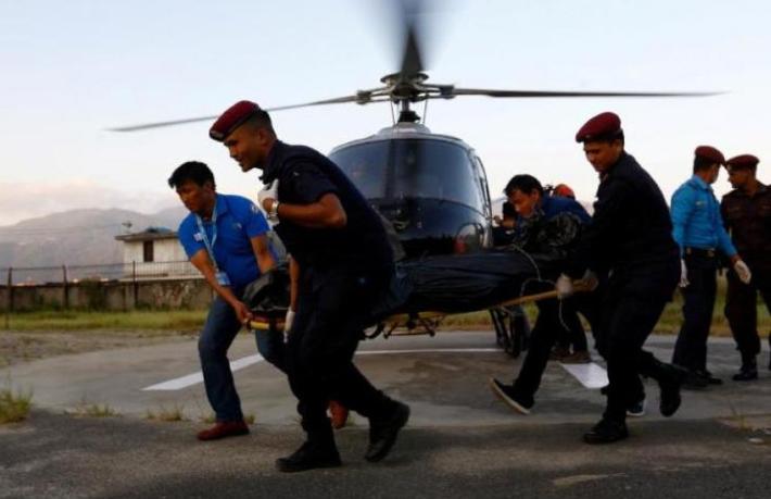 Nepal Turizm Bakanı'nı taşıyan helikopter düştü... 7 kişi hayatını kaybetti