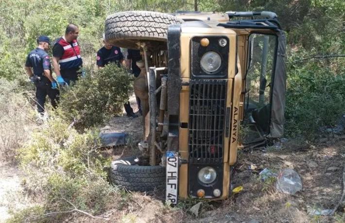 Antalya'da safari kazası... 1 ölü, 3 yaralı