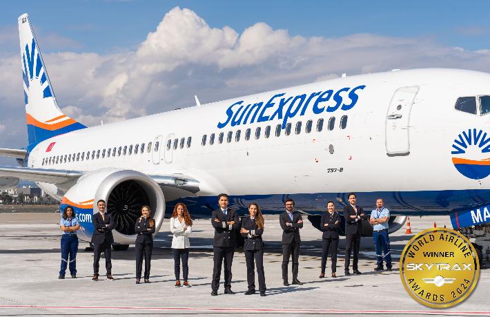 SunExpress ‘Avrupa’nın En İyi Tatil Hava Yolu’ seçildi