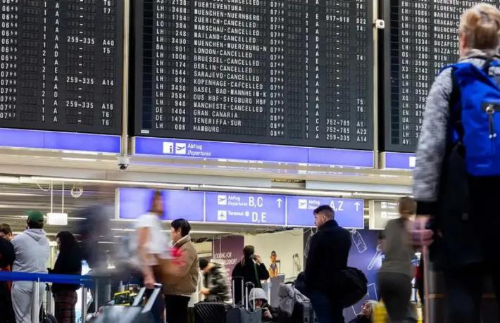 Frankfurt Havalimanı'nda iklim eylemi: 140 uçuş iptal