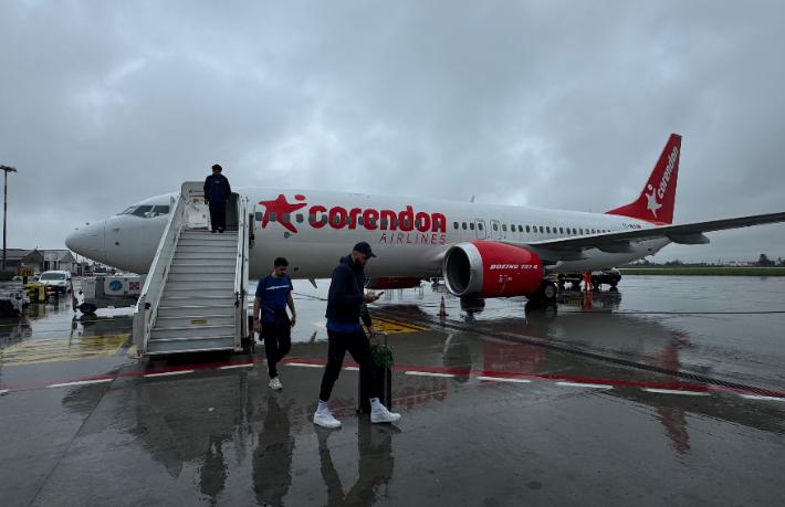 Anadolu Efes, yeni sezonunun ilk deplasman maçı uçuşunu Corendon Airlines ile yaptı