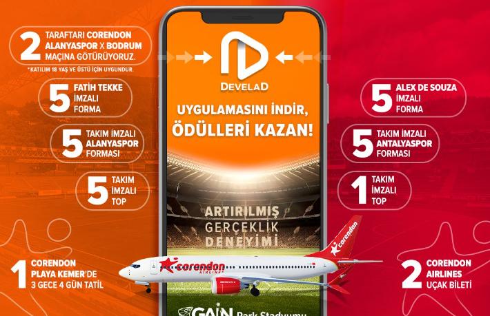 Corendon Airlines, Corendon Alanyaspor – Onvo Antalyaspor maçını dijital dünyaya taşıyacak