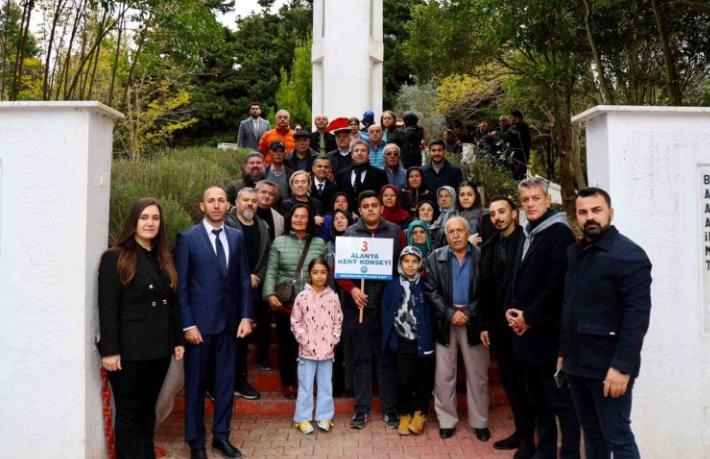 Çatalca Alaiye Şehitleri törenle anıldı... Çatalca Alanya'nın kan kardeşidir