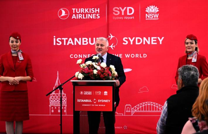 THY’den tarihi uçuş... İstanbul’dan Sidney’e ilk sefer gerçekleşti