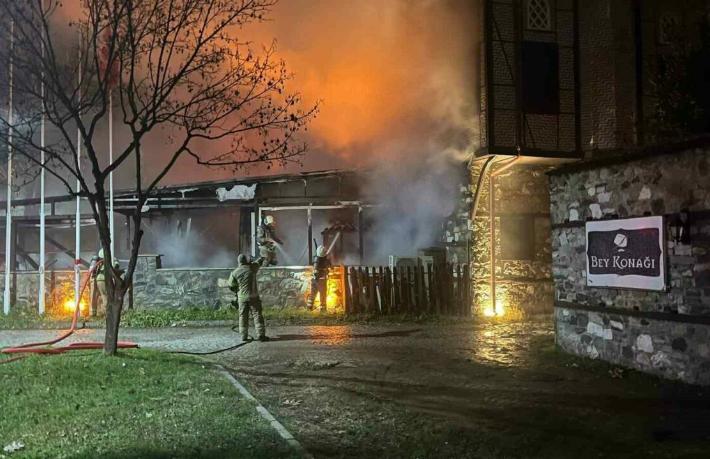 Bursa’da otel yangını