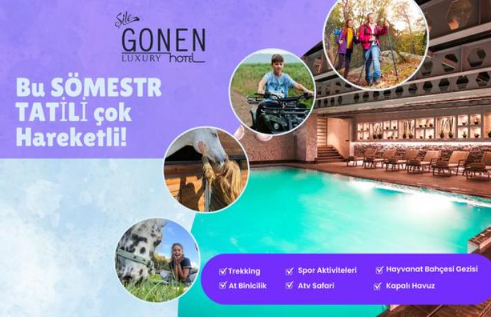 Aktivite ve eğlence dolu sömestr tatili Şile Gönen Hotel’de başlıyor