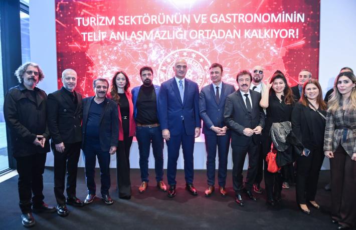 Gastronomi sektöründe telif hakları için tarihi adım