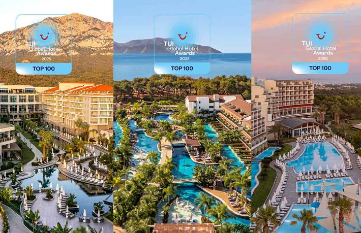 TUI’den Akra Hotels’e 3 ödül birden