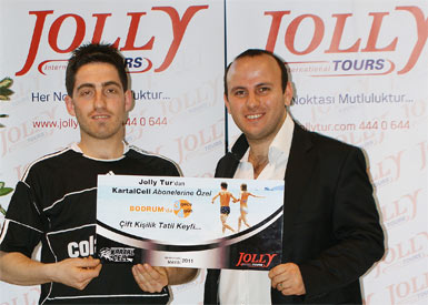 Jolly Tur'dan Kartalcell'e tatil