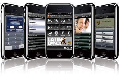 MyClub üyelerine, iPhone uygulaması...