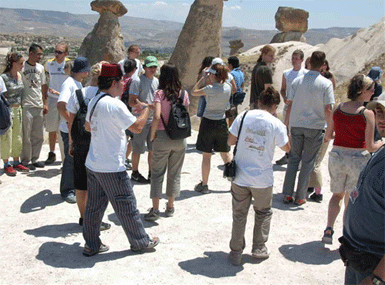 Kapadokya'nın turist sayısı arttı...