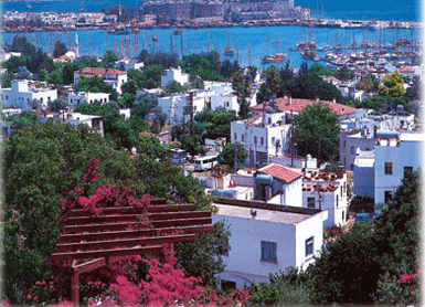 Bodrum'da tatil yoğunluğu...