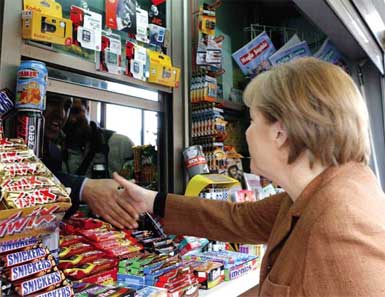 Merkel'in İstanbul turu...