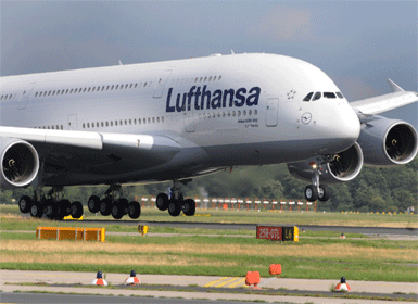 Lufthansa, 2010'da 90 milyon yolcu taşıdı...