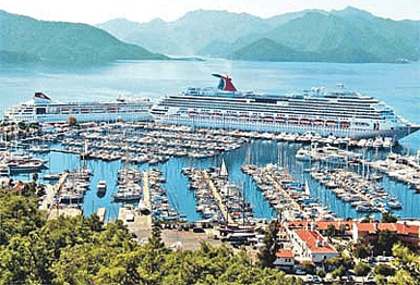 Marmaris’e 2011’de 96 kruvaziyer, 152 bin turist...