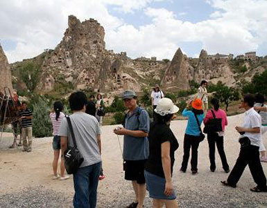 Kapadokya'da gelirler arttı...